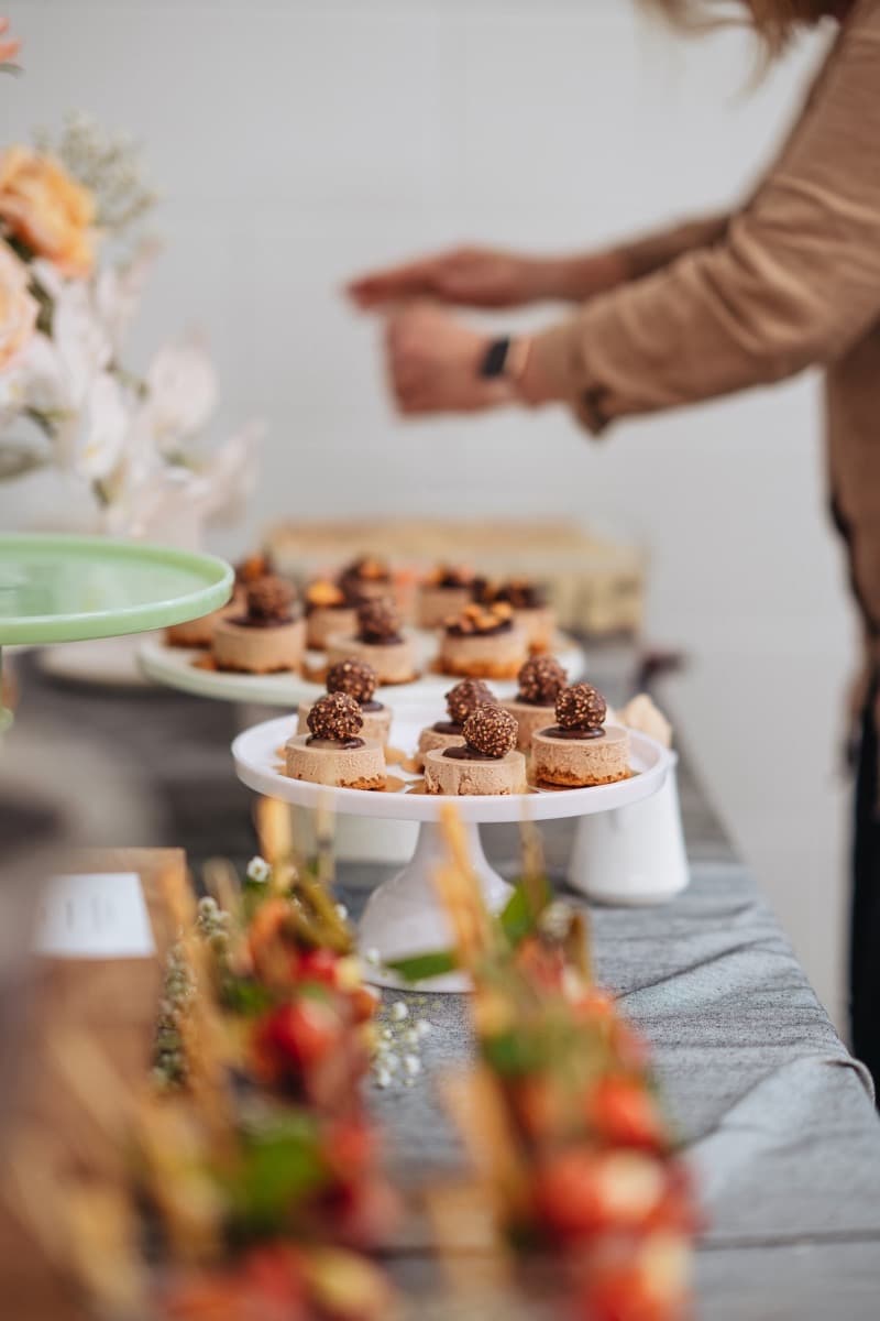 Handmade dessert spread for an Adelaide corporate event by Event Gourmet